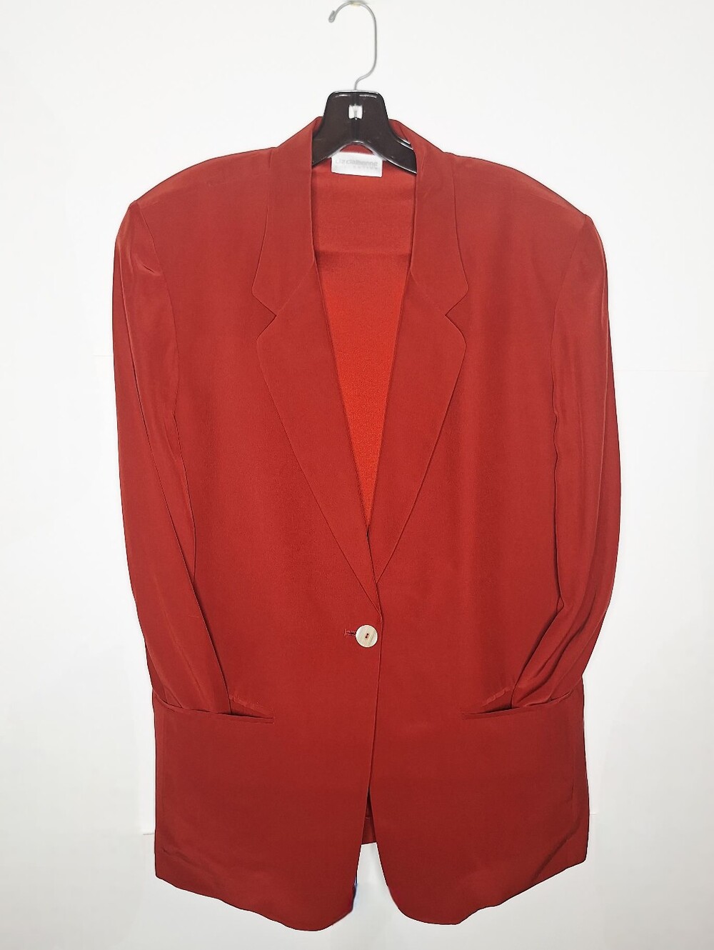 Liz Claiborne Collection"Wine In Silk" Old Money, Quite Luxury, 100% Silk Blazer